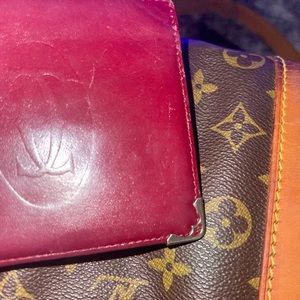 Cartier Red Leather Wallet